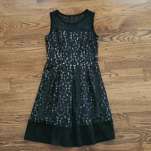 Calvin Klein Women's Black Lace Dress, Size 8
